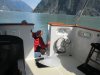 Craig happily landing a good size iceberg for glacier ice martinis later on that night!!