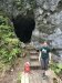 One of our guides describing the cave