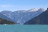 Views of the mountains from our anchorage in Glendale Cove