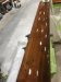 Putting build up coats on the caprail