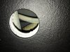 Hole for transducer