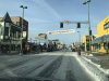 This is 4th avenue where the race begins the day before. Overnight they bring in tons of snow to cover the streets in 6-8" of snow!