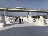 Snow sculpture park
