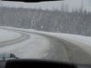 Up early driving to Willow in a blizzard