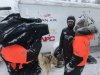 Richie Diehl one of the top mushers being interviewed