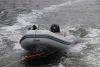 First look at "Full Moon", our new AB dinghy, being towed