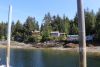The house on the left is the old school house that a couple from California bought and nicely renovated!!