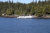 The flotilla of bareboat charters....all Grand Banks.....we will see them again!!!