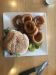 Huge Alaska size cheeseburger in paradise at the famous Stikine restaurant & inn