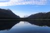 Calm waters with reflections the next moring
