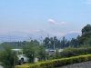 View of the mountains where Dann Fossey lived and did her research on the gorillas