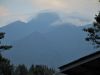 View of the mountains from our hotel, Five Volcano Boutique Hotel near the Park