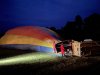 Inflating the balloon