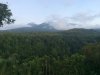 clouds breaking up on Rinjani