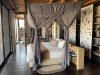 Quite luxurious, but that was the mosquito netting frame that fell on my head the first night!!