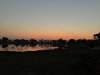 Sunset at the lodge at cocktails