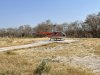 They helicoptered in a field nurse to do the test