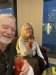 Kathy and John at 6am in Frankfurt Sept 7 trying to stay awake....hmmm, looking a little ragged John...yep, but what a ride!!!!