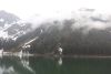 The next day, misty, rainy, low clouds!!