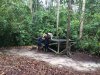 Rangers feeding at station 2