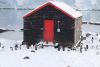 Living hut for the crew during the season. Vicki and Julia, 2 of the scientists, had worked here in previous seasons