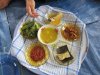 Samplings of local food....quite tasty!!