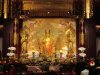 People at worship inside the temple