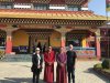 John and Kathy with head monks