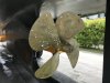 The Propspeed applied a year ago in Australia did a pretty good job of keeping the prop clean!!
