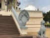 A Naga (cobra snake) and Lion guarding the Palace