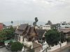 Our last morning view....you can barely see the mountains!!