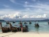 All the long tail boats at Phi Phi Don....at the NE corner near the Holiday Inn Resort