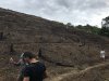 They had burned this field the week before and now were planting dry rice