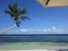 Looking out from our bungalow