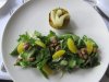 Kathy's GORGONZOLA-APPLE BRÛLÉE WITH RUCOLA SALAD