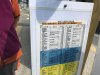 Picture of the bus schedule in Akune.....try to figure that one out for the bus to Izumi!!!