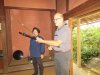 John with a samurai sword