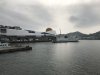 View from our FB.....a RORO coming in to unload several trucks