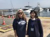 Kathy and Etsuko, the woman at the marina who could speak English!