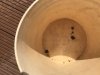 Some of the concrete taken out of the anti-siphon "U" joint