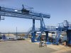 They have a massive series of lifts to take small boats in/out of the water