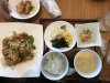 Our Japanese/Chinese lunch...that is a pork loin!!