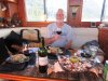 Excellent dinner before our 2 nighter across the Gulf of Alaska to Sitka