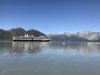 The last cruise ship leaving!!