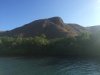 We had to anchore pretty close to shore to leave room inthe channel; lovely mangroves