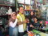 The very friendly family that topped up our phone. The young woman was the main contributor!!