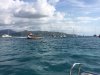 Anchor field at Gili Air where the fast ferries wake everyone