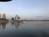The marina is behind the ferry building