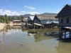 View of the houses as the tide comes in
