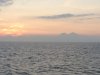 Volcanoes at sunset on Sangeang